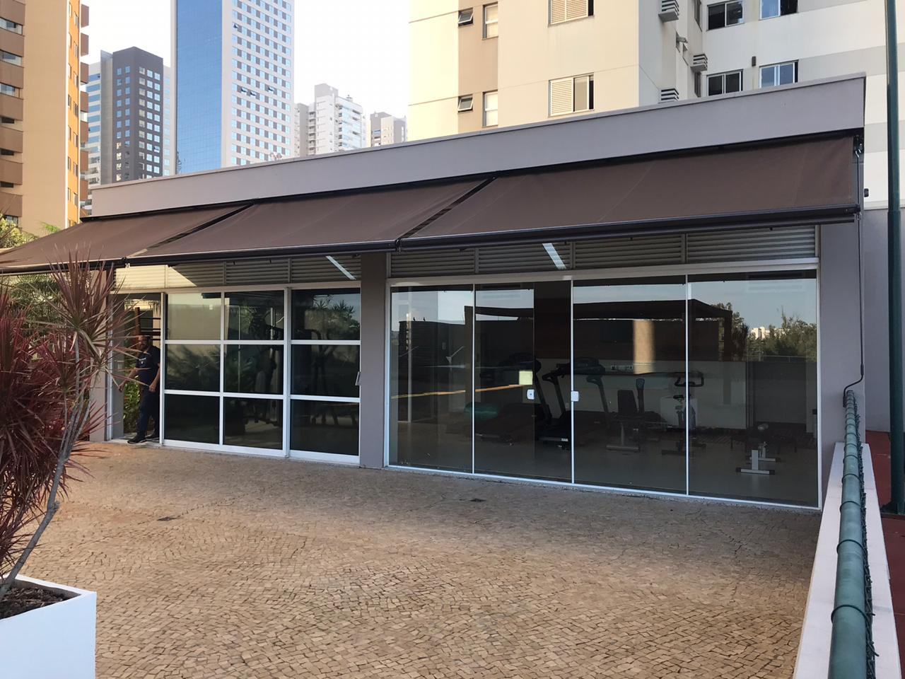 Toldos instalados pela Bracale em Araçatuba